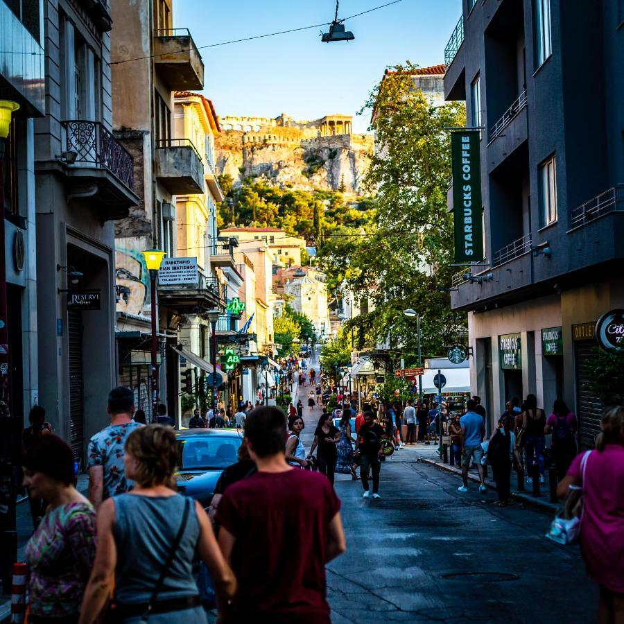 Athens Color Cube Apartment ภายนอก รูปภาพ